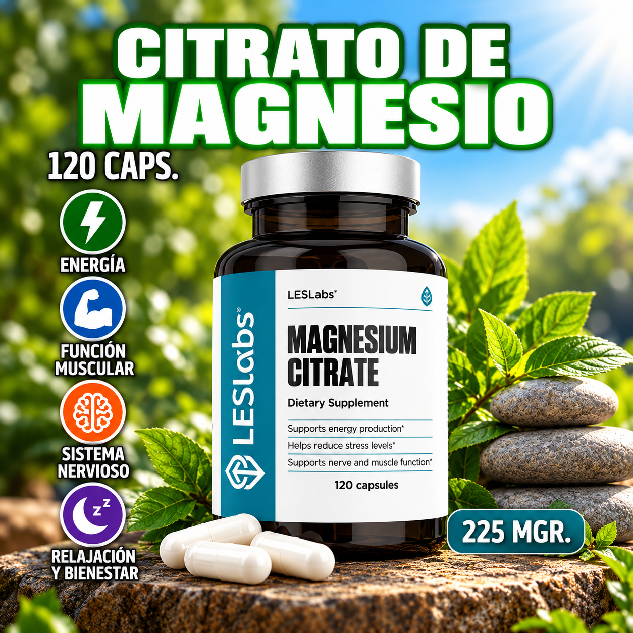 Citrato de Magnesio Cápsulas